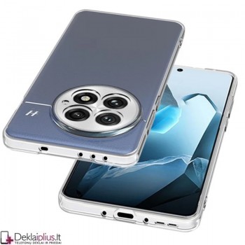 Silikoninis ploniausias dėklas su kameros apsauga - permatomas (Oneplus 13 5G)